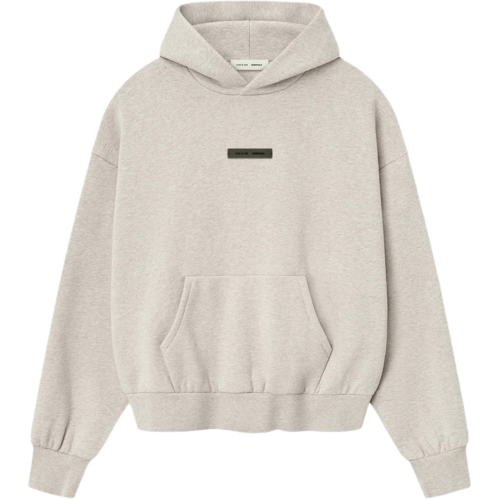 Классический худи Fear Of God Essentials, серый — фото 3
