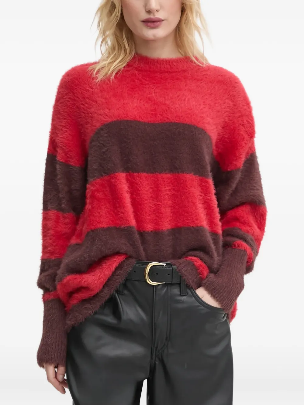 

Полосатый свитер G-Star Raw, красный