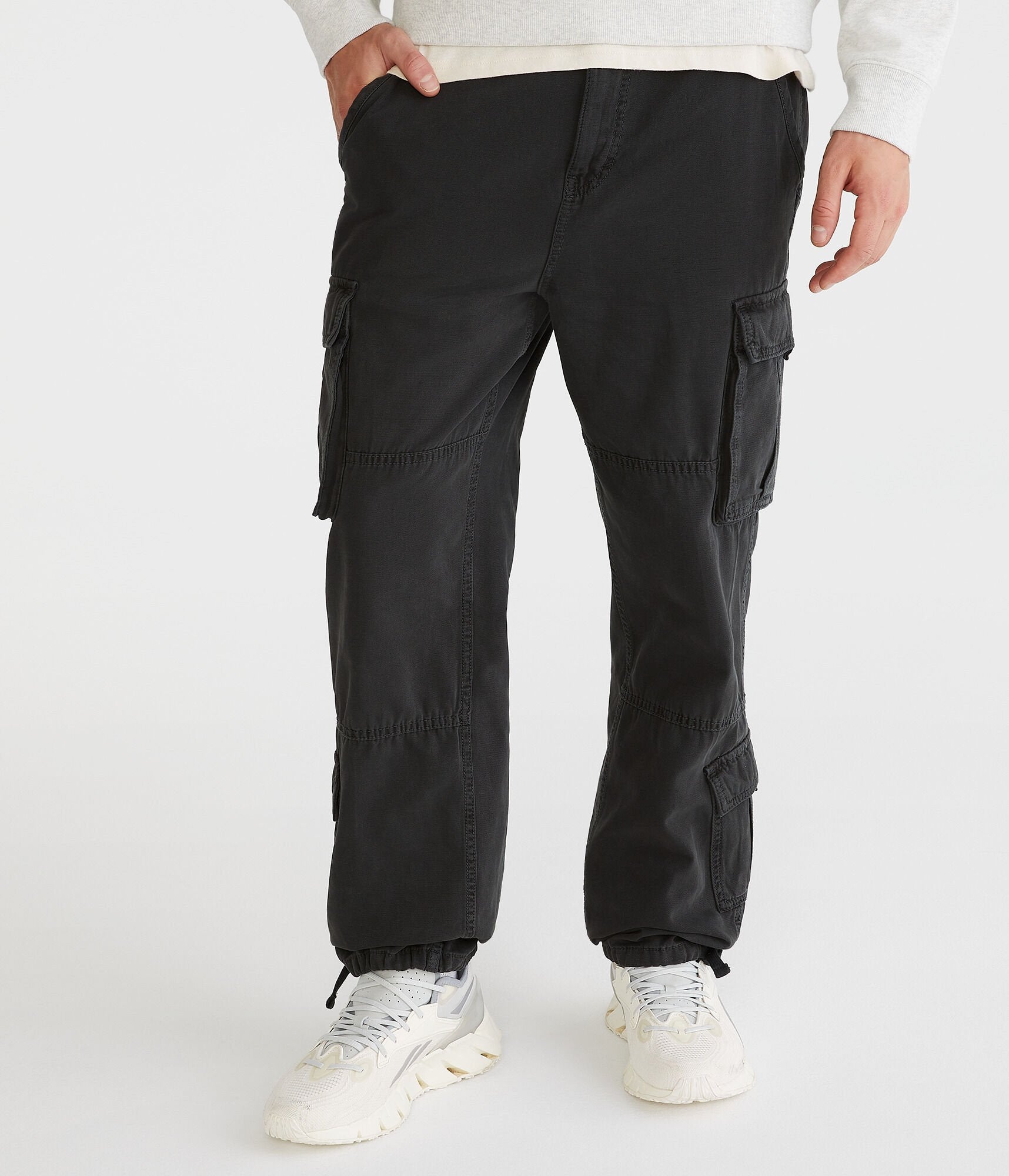

Aeropostale Мешковатые брюки-карго, черный