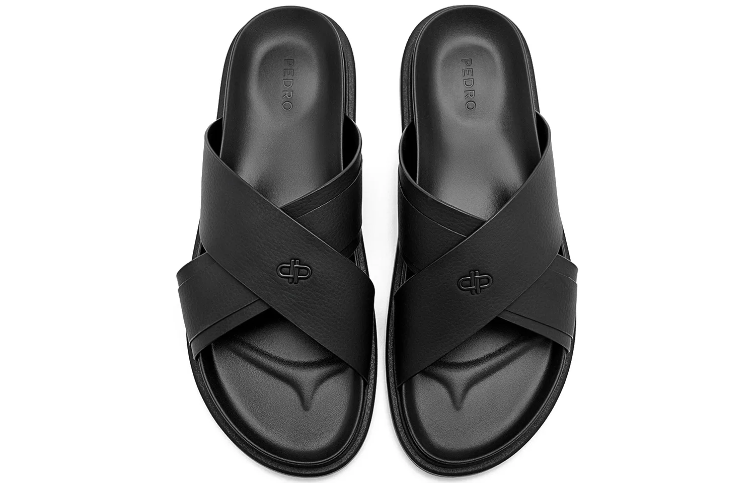 Icon Composite Sole Quiet Slide Slippers мужские PEDRO, оливковый зеленый — фото 4