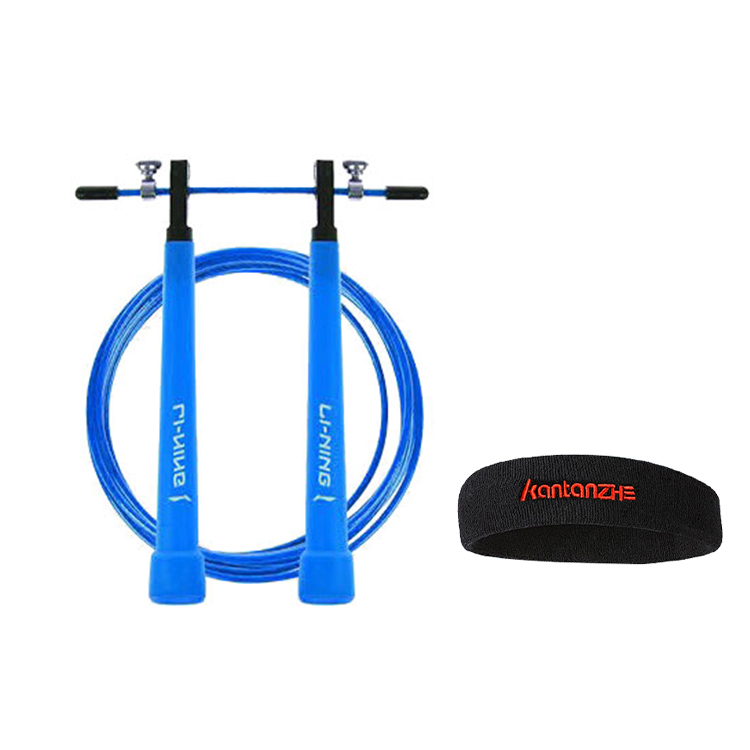 

Скакалка для скоростных тренировок материал троса pvc стальной трос, материал рукоятки pvc для учеников LINING, черный