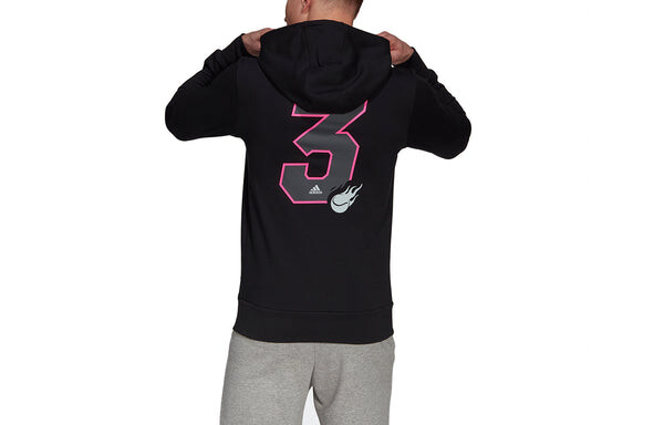 Толстовка adidas Cat Graph Hood Casual Tennis Sports hooded Pullover Black, черный — фото 2