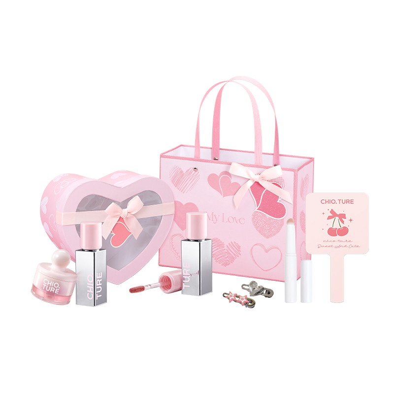 

Набор косметики Embrace Love для легкого нанесения с естественным выравниванием тона кожи жидкая помада *2 + крем-румяна *1 CHIOTURE