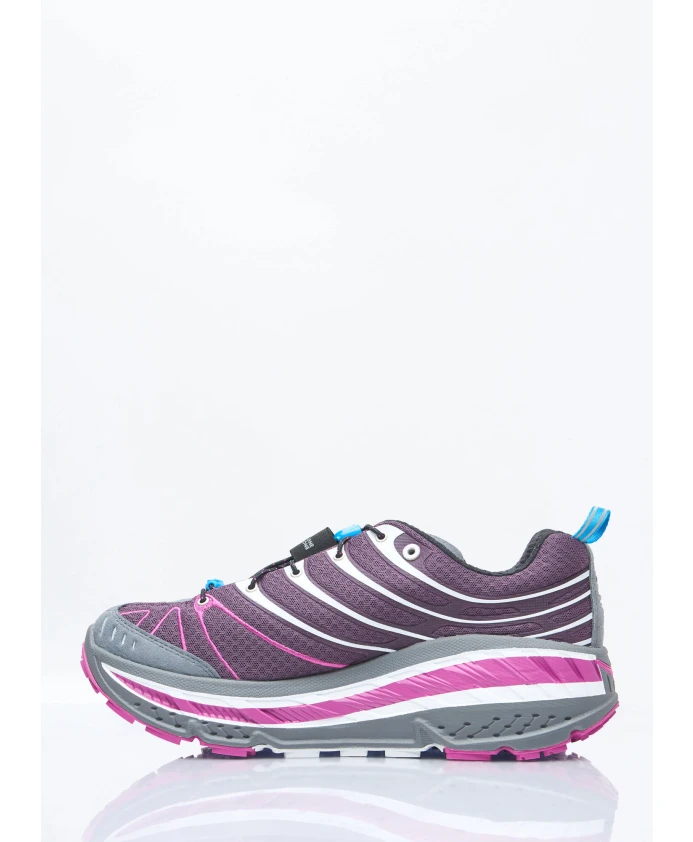 Кроссовки из сетки с усилением из ТПУ Hoka One One, фиолетовый — фото 4