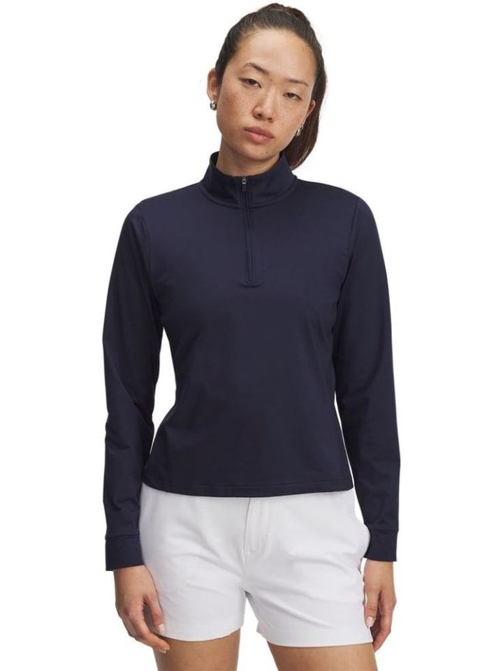 

Under Armour Футболка с длинными рукавами «Drive 1/4 Zip» синего цвета