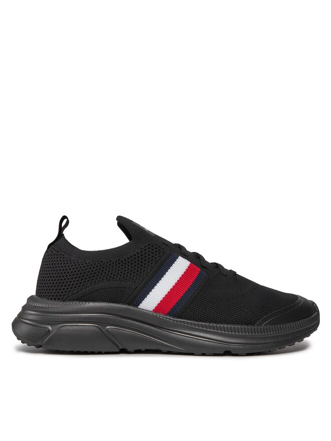 

Кроссовки Modern Runner Knit Stripes Ess Tommy Hilfiger, черный