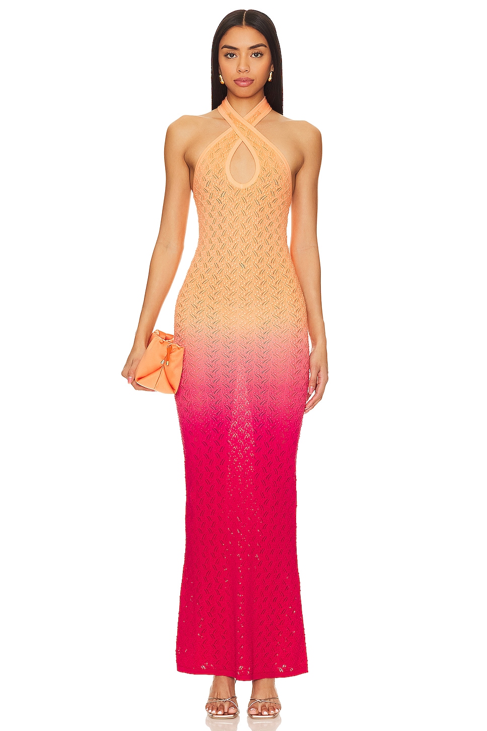 

Платье макси solara ombre Lovers And Friends, оранжевый