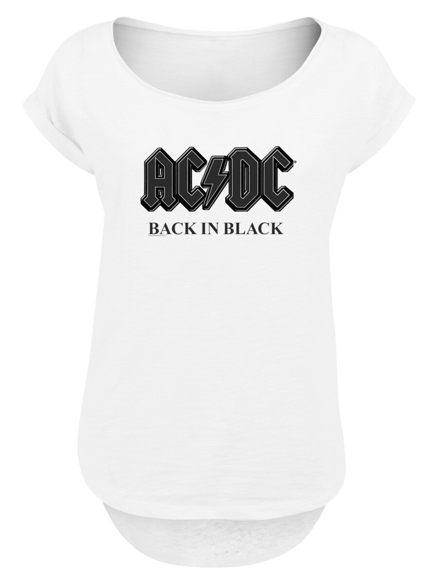 

Рубашка F4NT4STIC ACDC Back In Black, белый