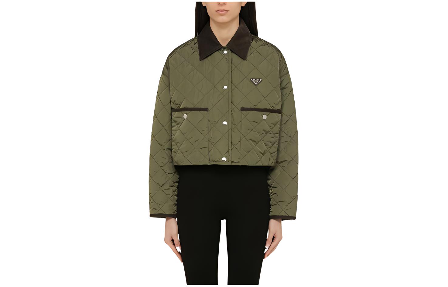 

PRADA Куртка FW23 женская зеленая, Green