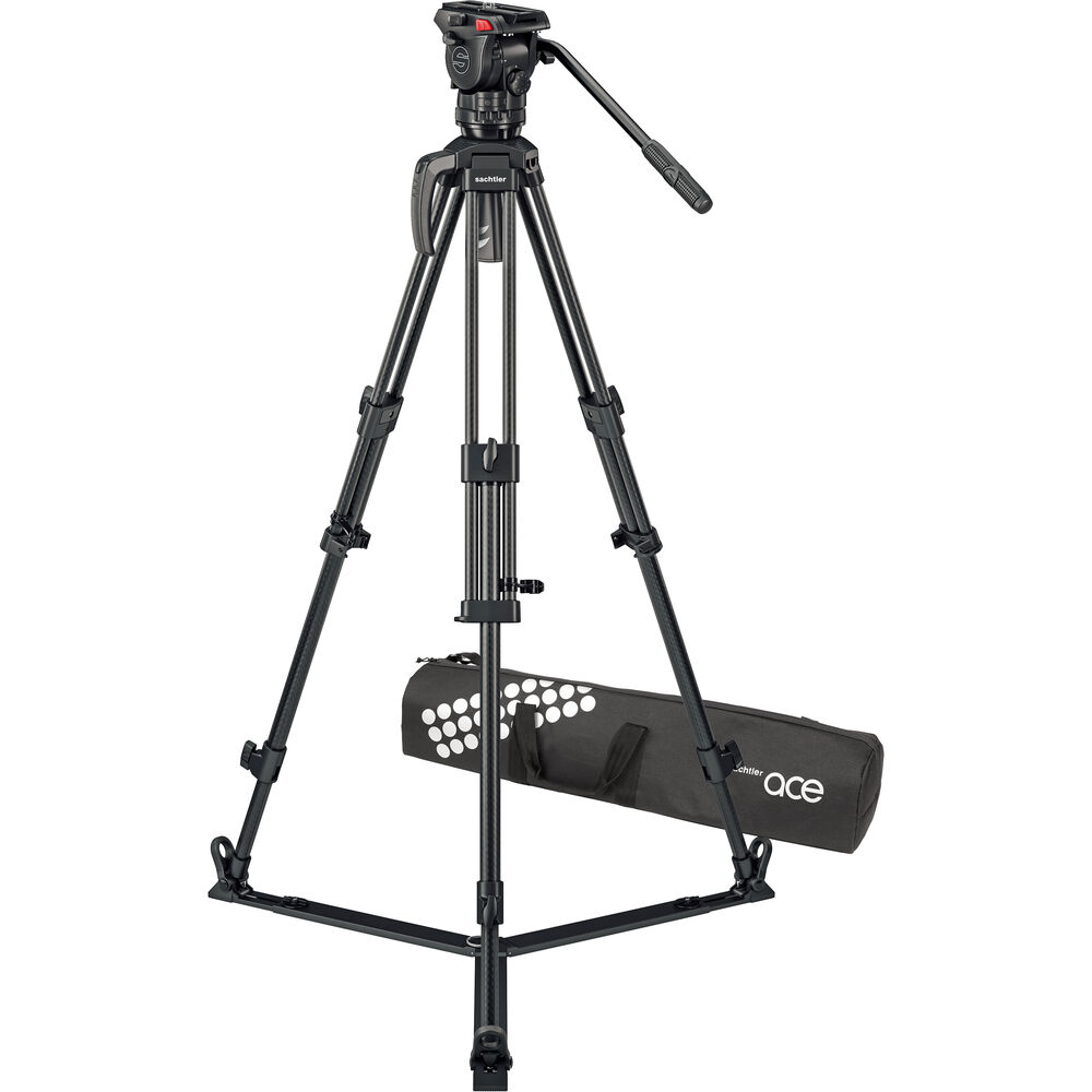 

Штатив Sachtler 75/2 Mark II из углеродного волокна с головкой Ace XL и наземной распоркой