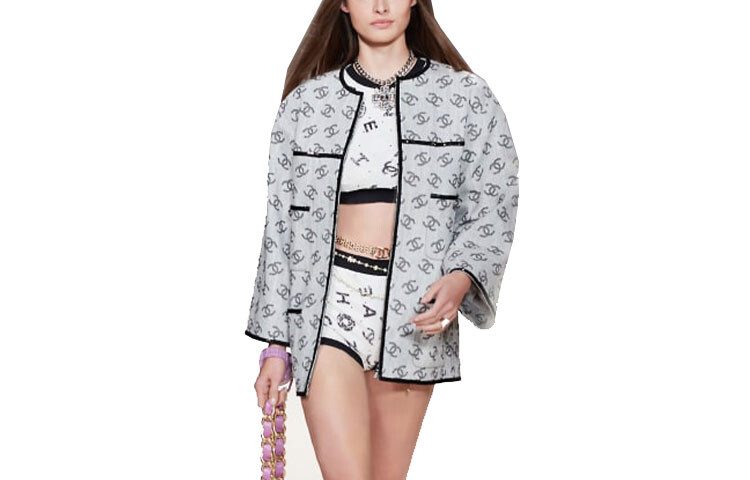 

Майка женская белая Chanel