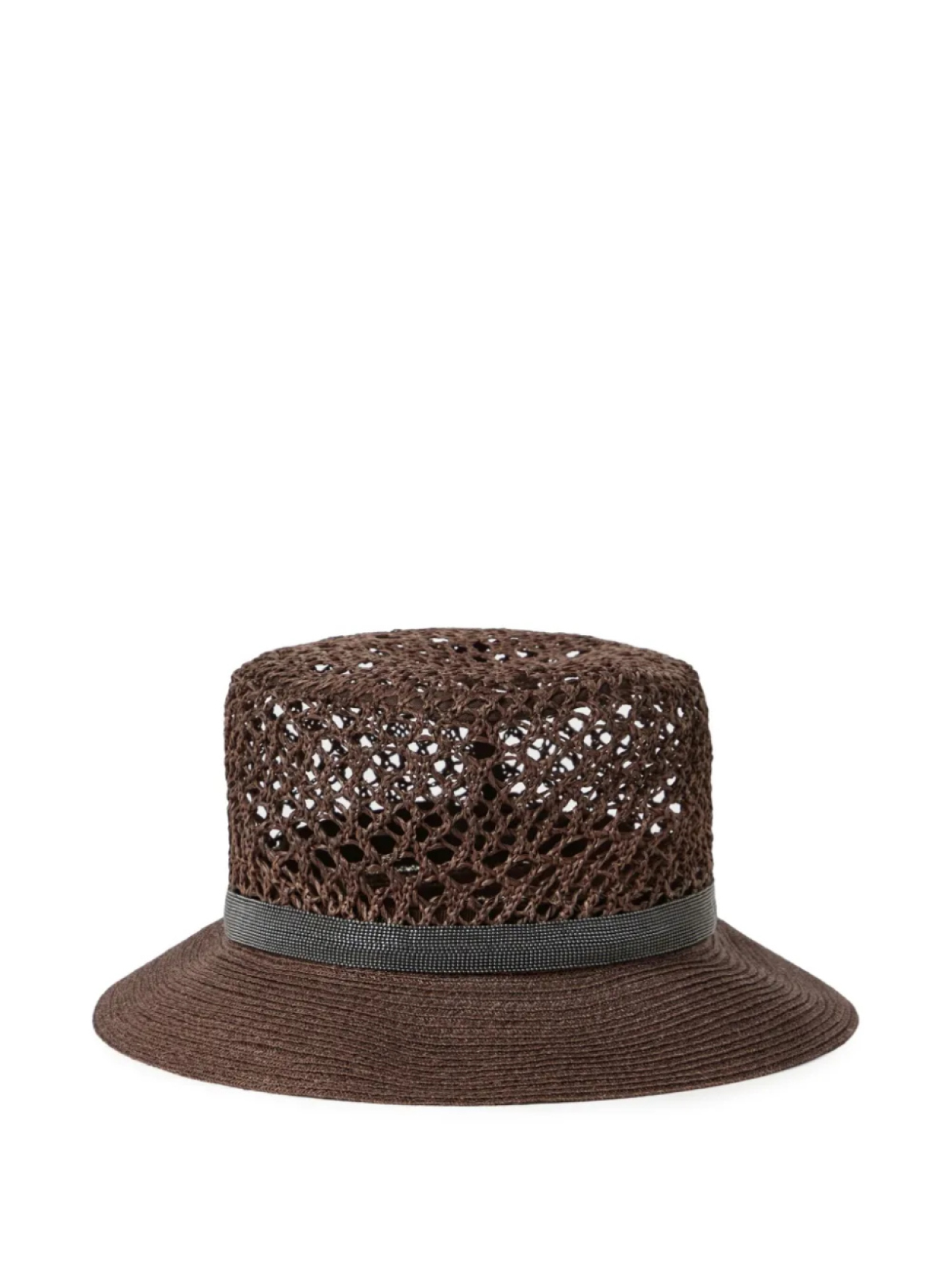 

Brunello Cucinelli фактурная шляпа, коричневый