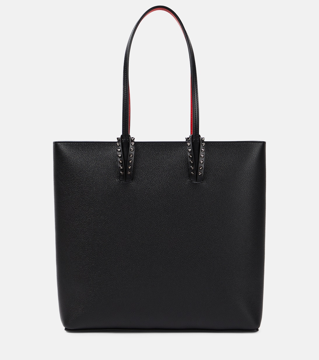 

Кожаная сумка-тоут Cabata Christian Louboutin, черный