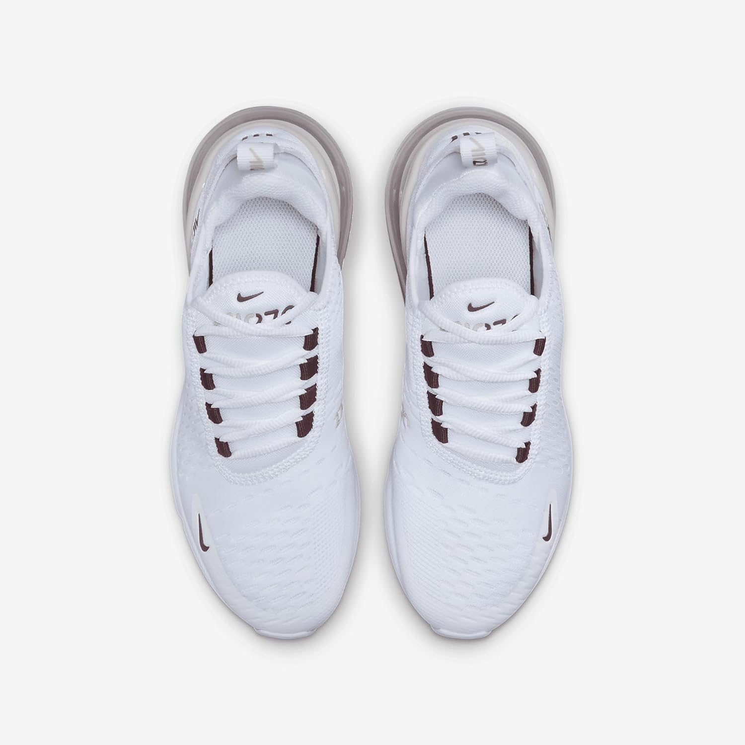 Кроссовки Nike Air Max 270 для детей, белый/фиолетовый/бордовый — фото 4