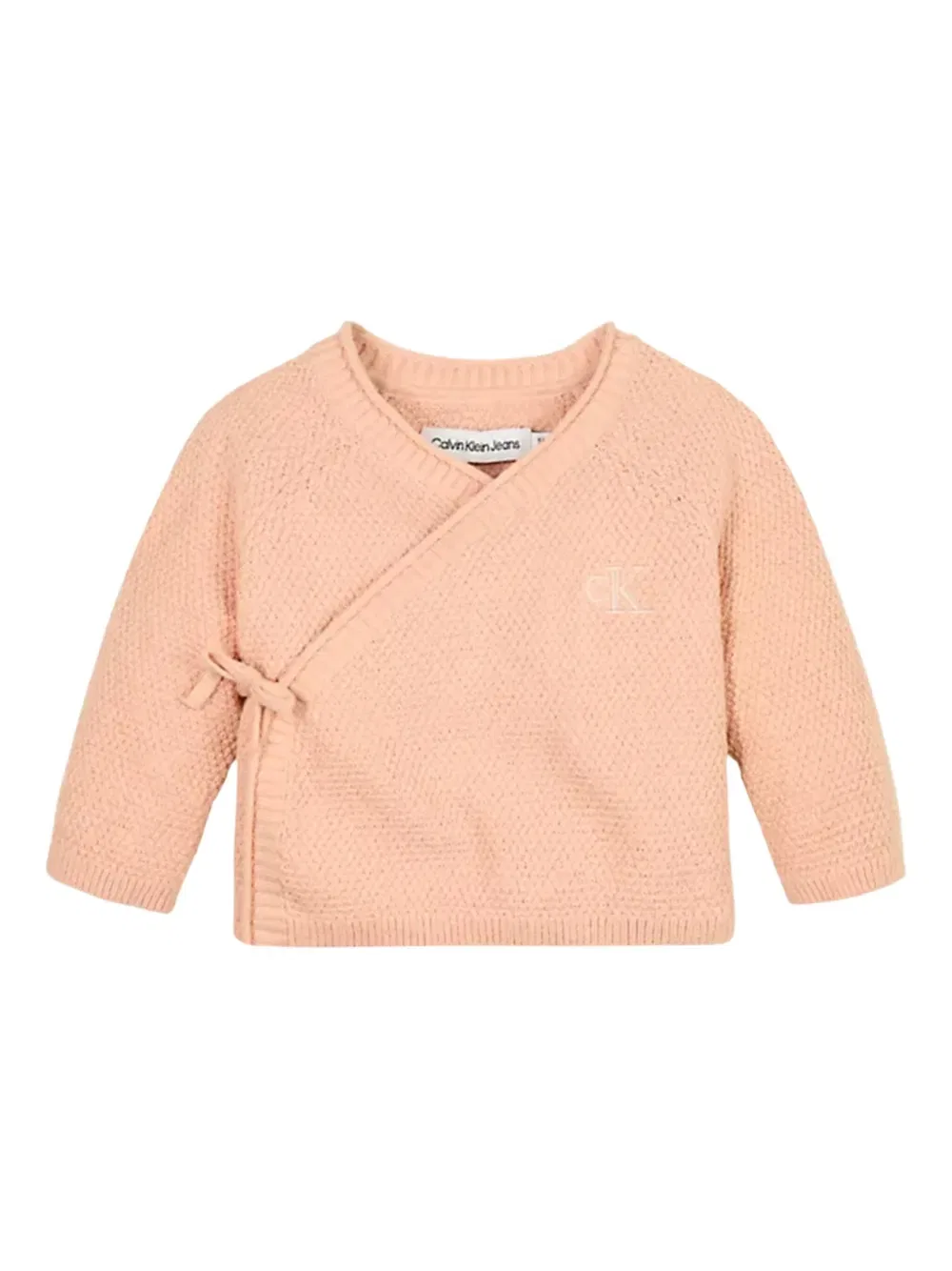 Комплект вязаных брюк Calvin Klein Kids, розовый — фото 4