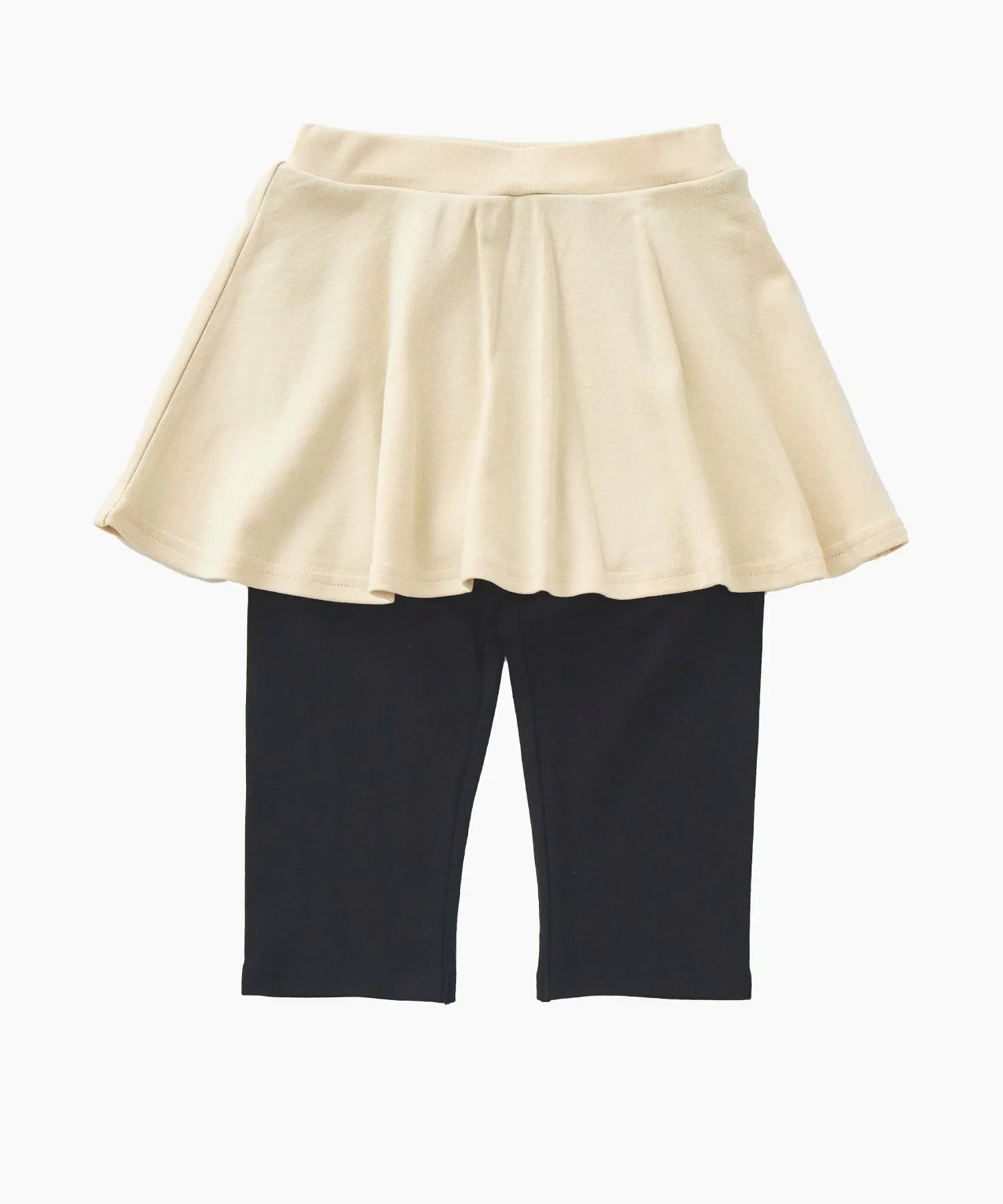 Юбка юбки из эластичного материала шириной 6 дюймов Ever Closet, Beige x Black — фото 3