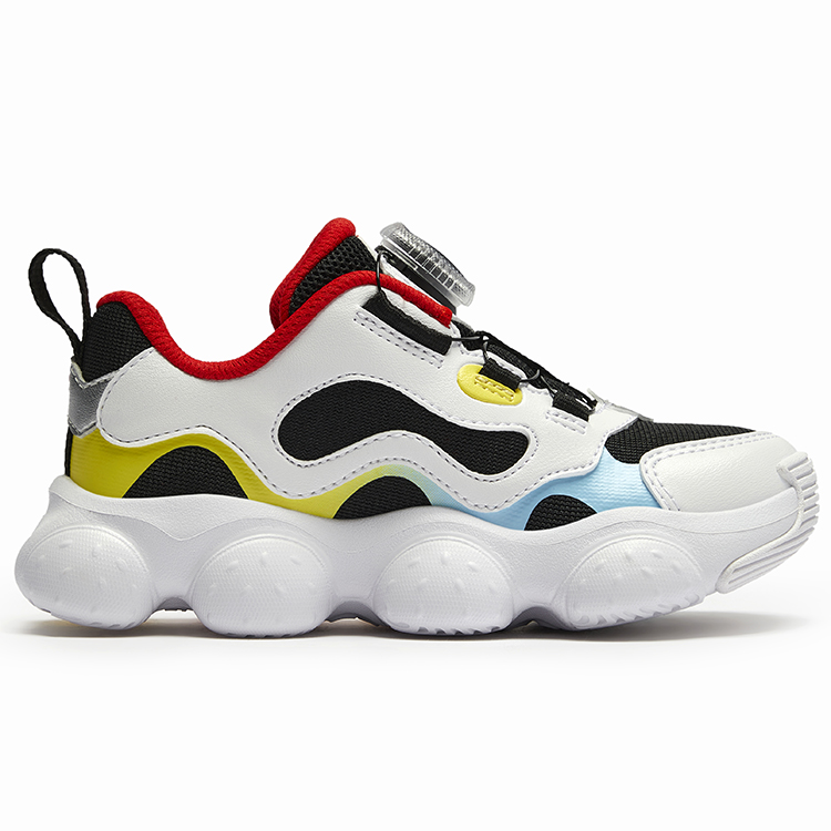 FILA KIDS Детские кроссовки с низким верхом, устойчивые к скольжению, черные и белые, для детей от 3 до 7 лет — фото 2