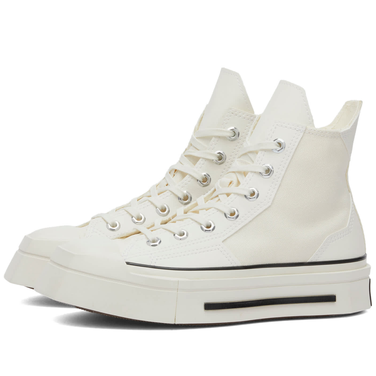 

Кроссовки Converse Chuck 70 De Luxe Squared, цвет Egret & Black, Серый, Кроссовки Converse Chuck 70 De Luxe Squared, цвет Egret & Black