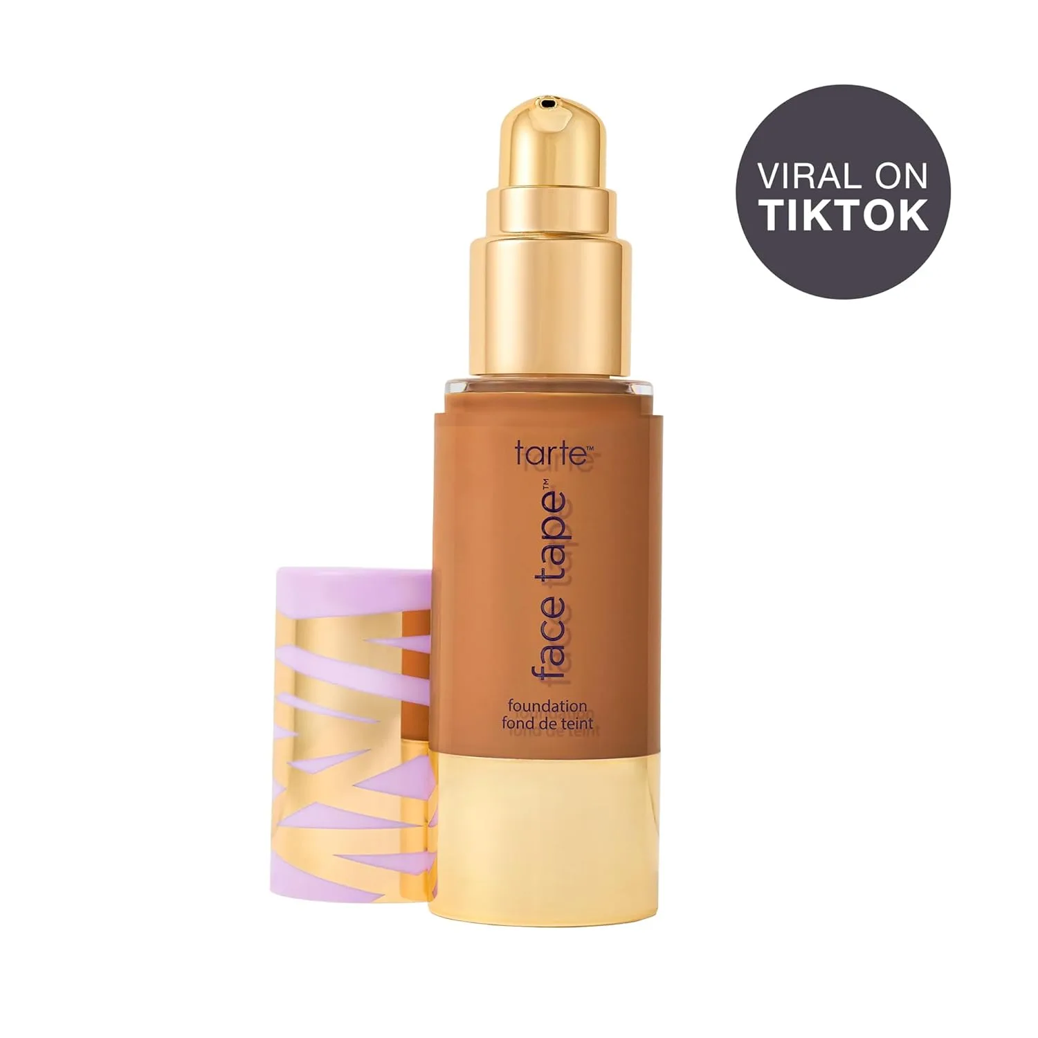 tarte face tape foundation - полное покрытие на 12 часов, водостойкая основа, увлажняющая и разглаживающая с натуральным матовым финишем, стойкая и комфортная, веганская и cruelty-free, 53S deep sand (deep skin with warm, golden undertones) — фото 2