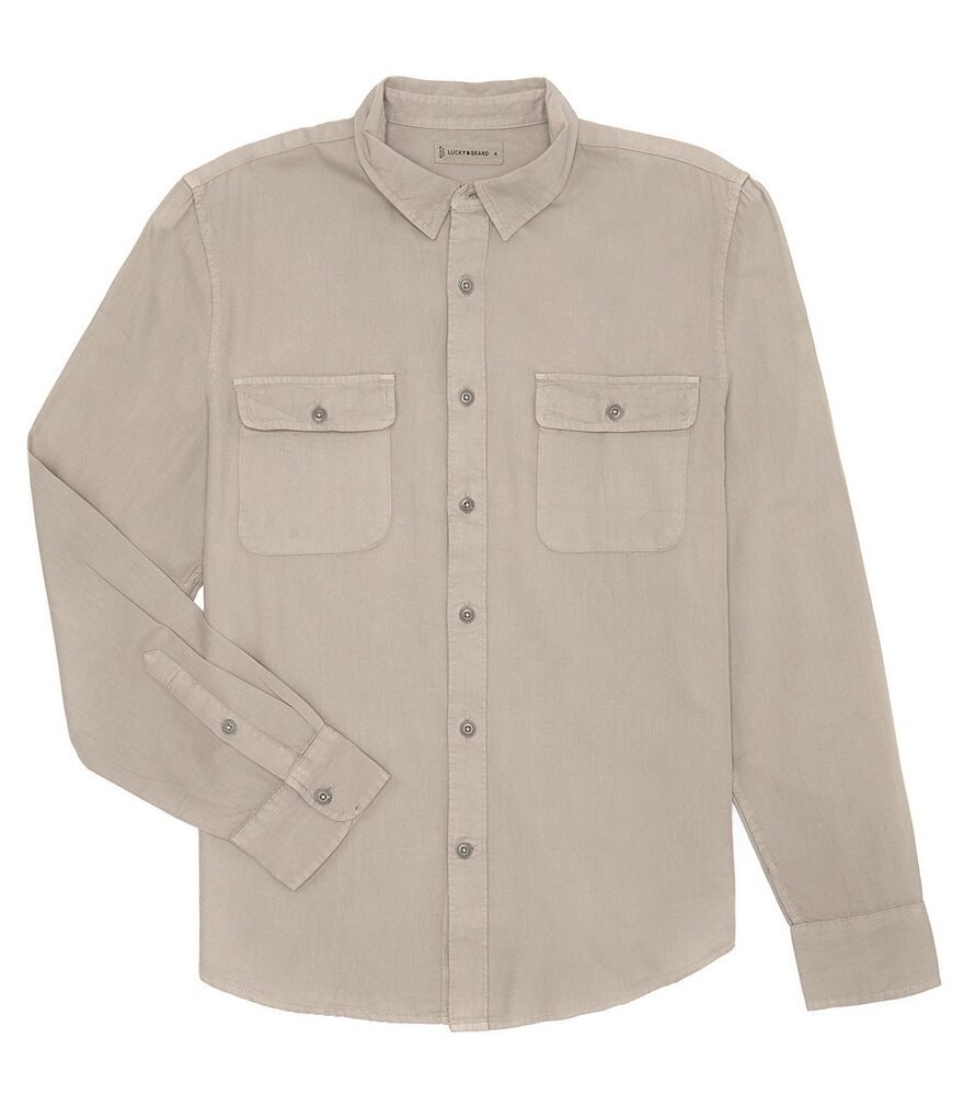 

Спецодежда Lucky Brand с длинными рукавами и рабочей одеждой, бежевый