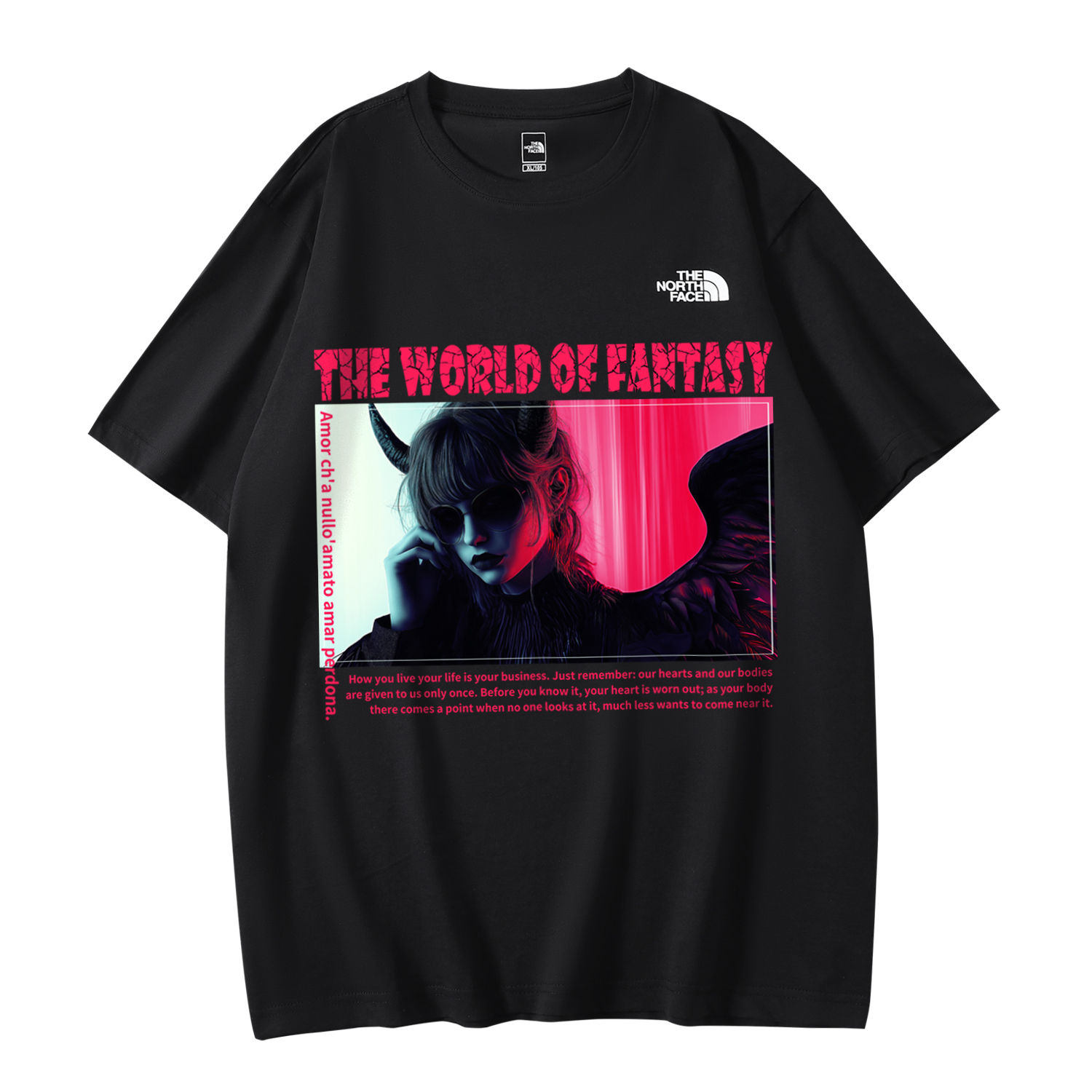 

Футболка унисекс черная THE NORTH FACE, Black Desire Angel B