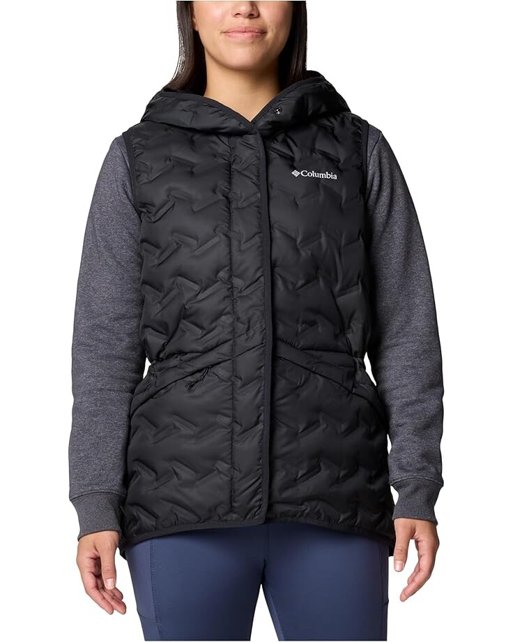 

Утепленный жилет Columbia Delta Ridge II Down Hooded Vest, черный