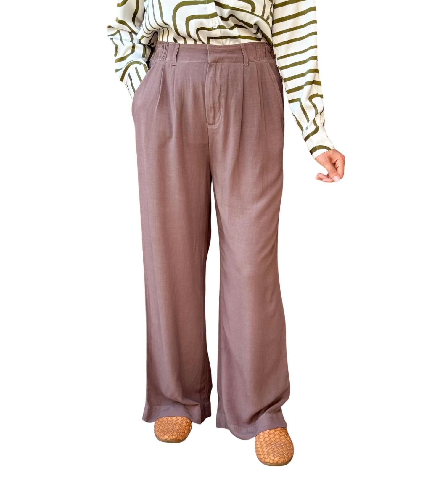 

Брюки Rowan из льняной смеси цвета Deep Taupe O'Neill
