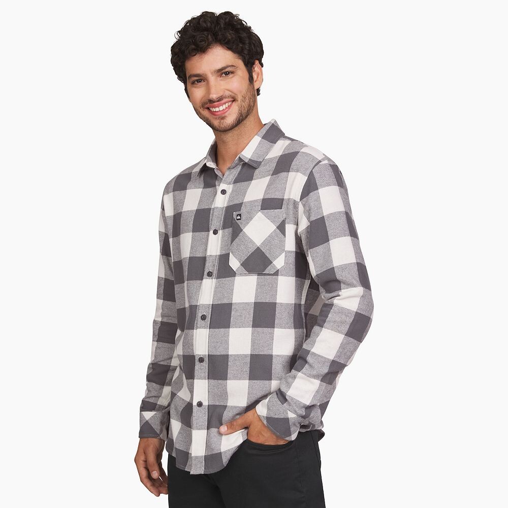 

Мужская фланелевая рубашка с длинным рукавом Quiksilver, цвет Urban Chic