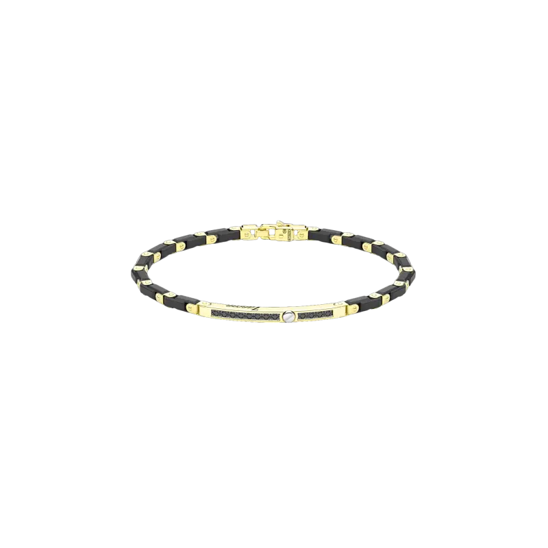 

Браслет zancan из золота 18 карат и черной керамики - kb042g-n Zancan