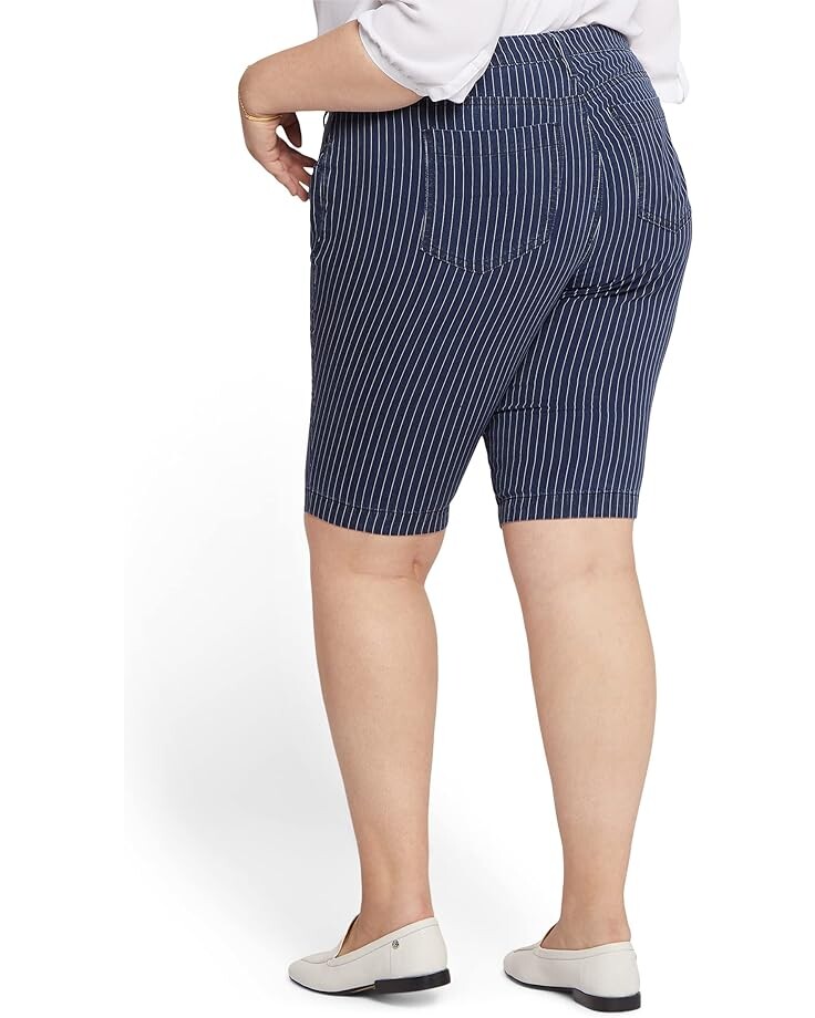 

Шорты Nydj Plus Size Tailored Bermuda Shorts in Dark Enzyme, цвет Dark Enzyme
