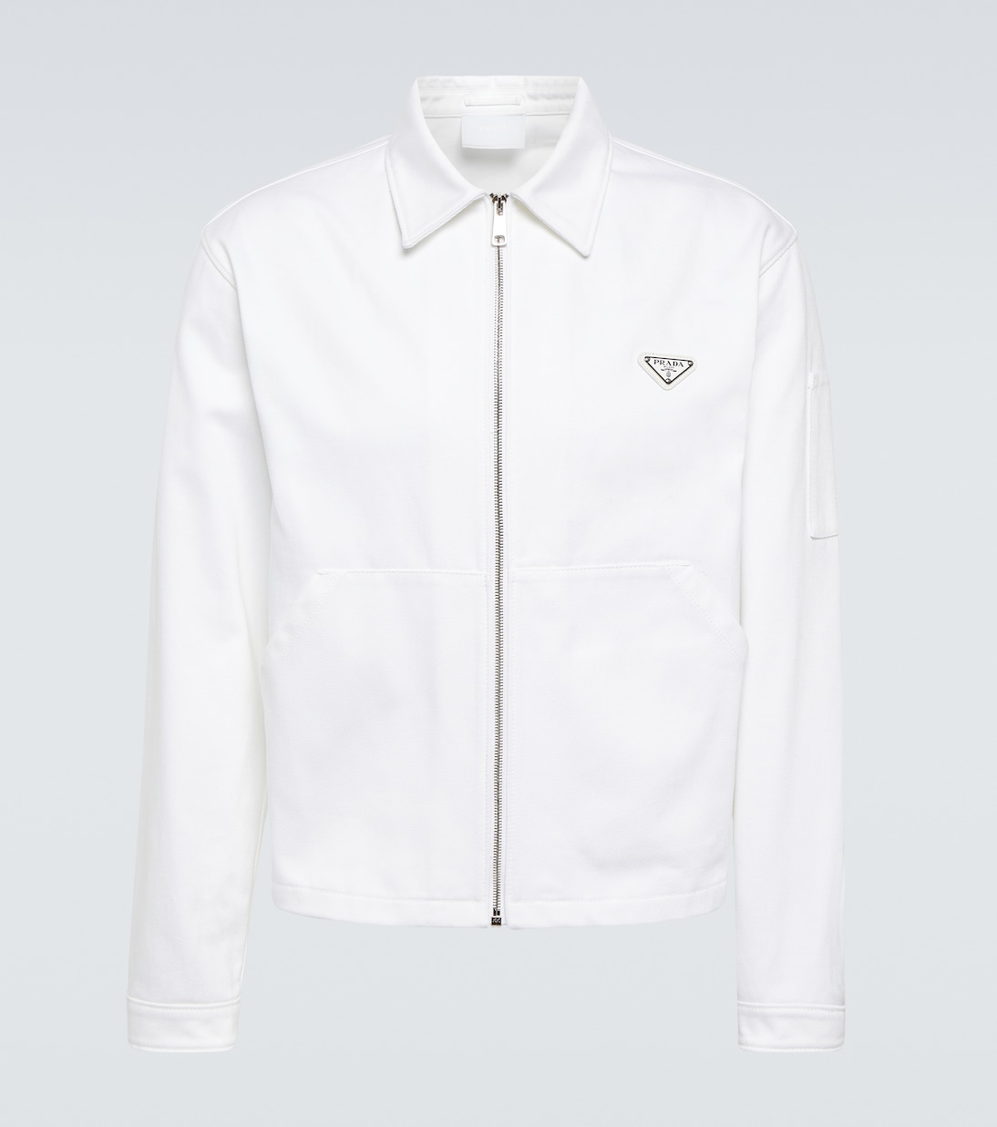 

Хлопковая куртка Prada, белый