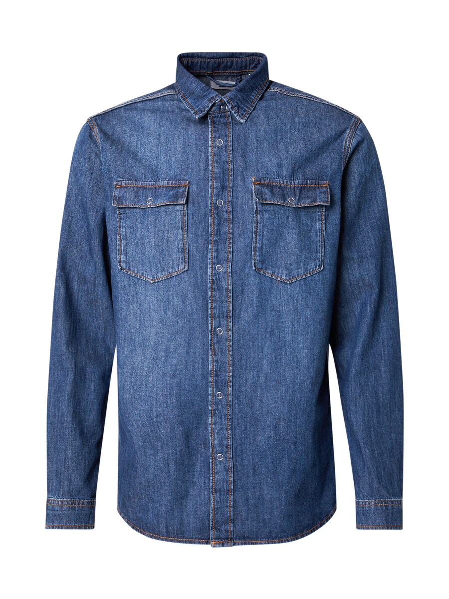 

Джинсовая рубашка JJ Rebel Regular fit Button Up Shirt AUSTIN, синий деним