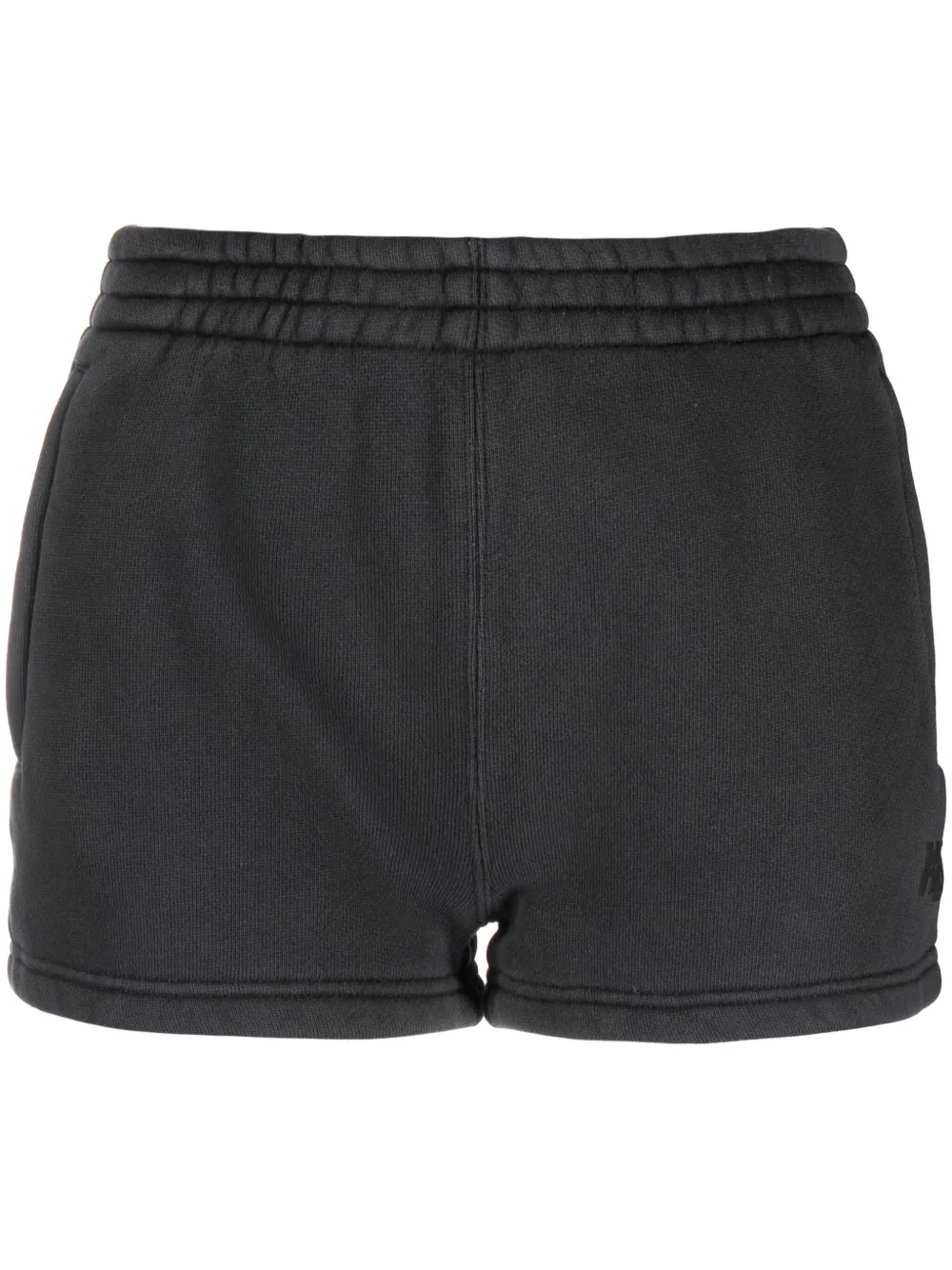 

Спортивные шорты с вышитым логотипом Alexander Wang, серый