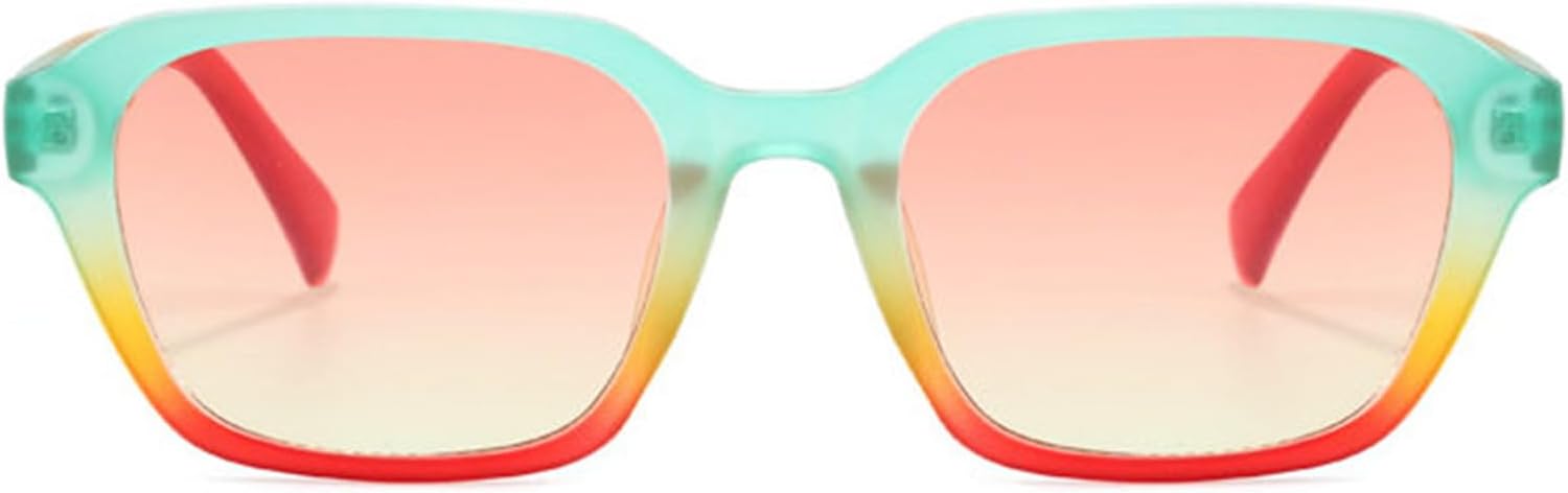 

Винтажные маленькие квадратные солнцезащитные очки Helena для женщин, модные солнцезащитные очки UV400, овальные линзы с градиентом цвета чайного дерева, мужские солнцезащитные очки в стиле панк, C7