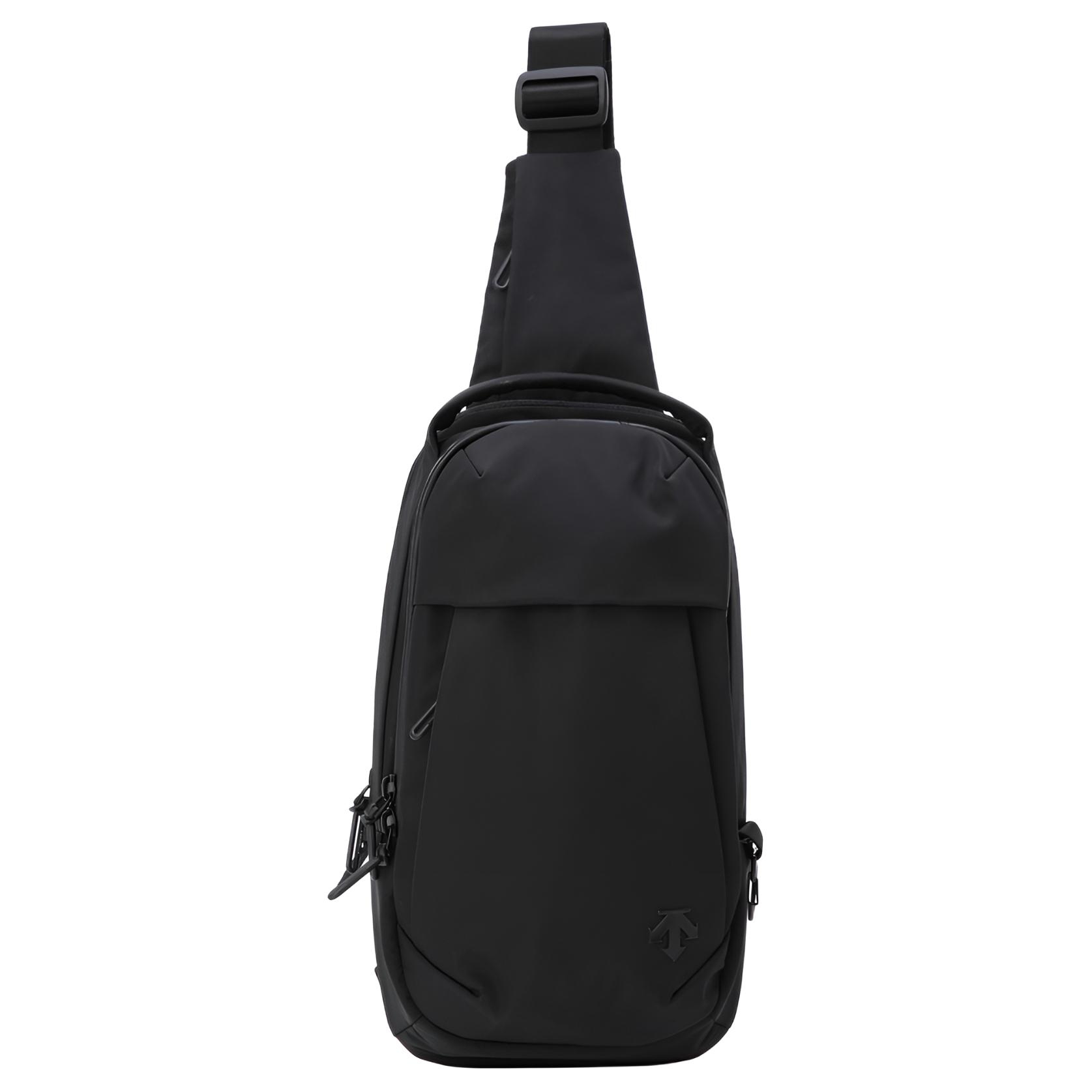 

DESCENTE Женская наплечная сумка Dualis One Shoulder Crossbody Bag Sling Bag из полиэстера черный цвет