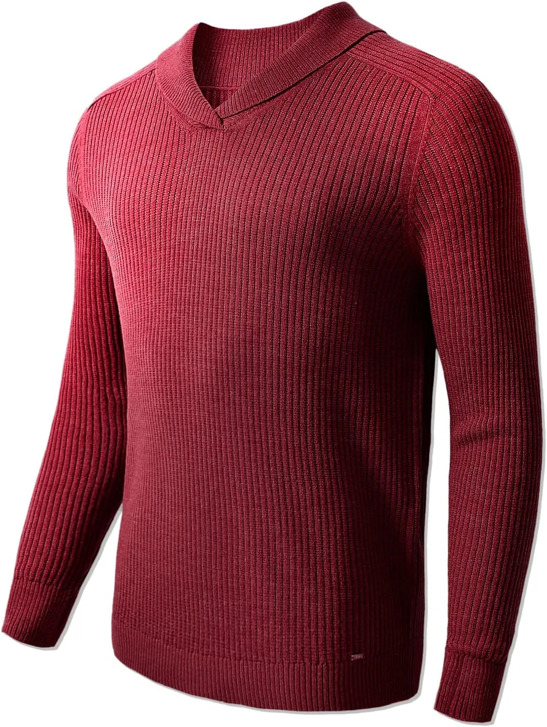 

Мужской свитер с воротником-шалью zhilifs