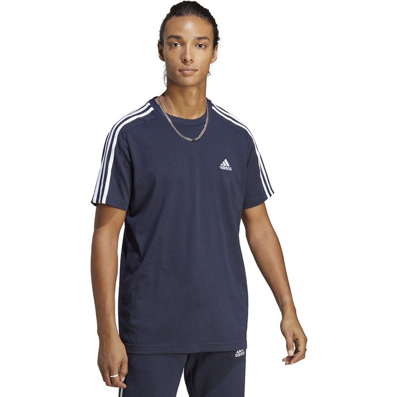 Футболка первой необходимости, одинарный джерси, 3 полоски Adidas, мультиколор — фото 2