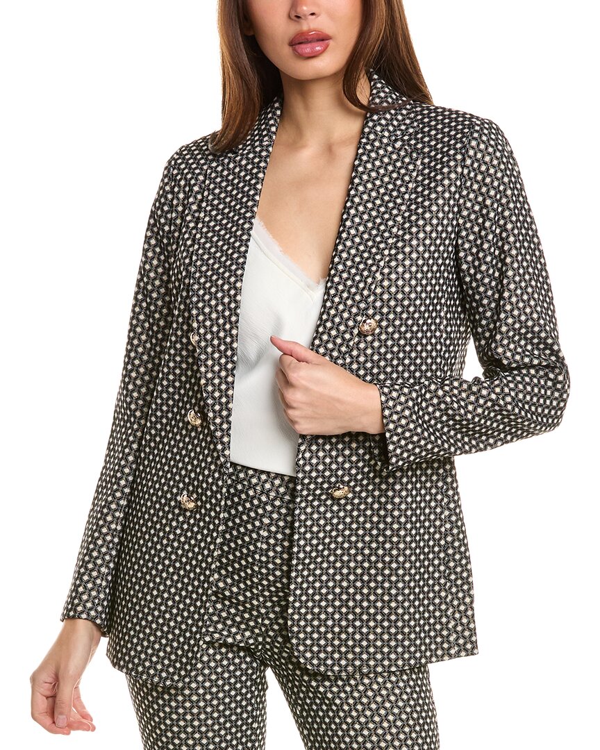 

Двубортный пиджак Anne Klein, черный