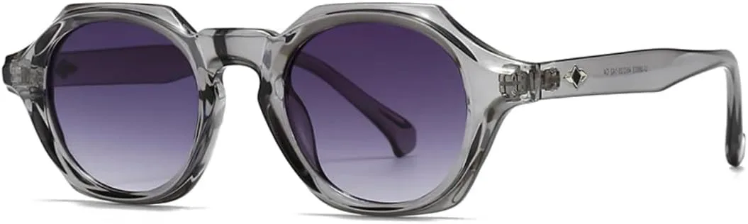 

Солнцезащитные очки с защитой UV400 | Круглая оправа, цветные линзы | Для женщин и мужчин, для занятий спортом на открытом воздухе и вождения DSVIGF, Gray