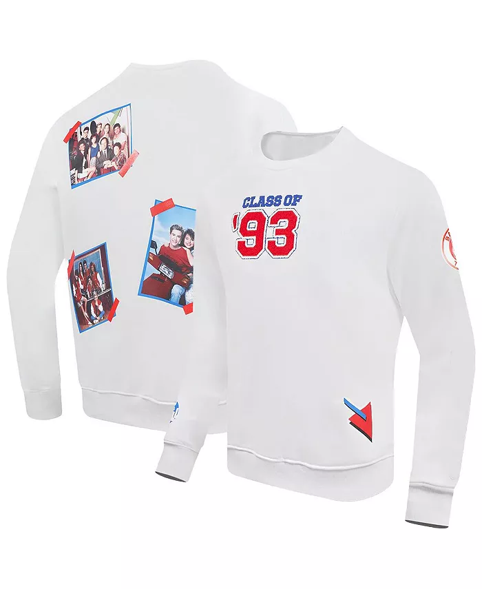 

Мужская белая толстовка Saved by the Bell Freeze Max