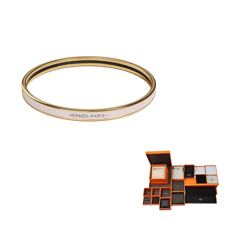 HERMES Эмалевые браслеты для женщин Rose Gold