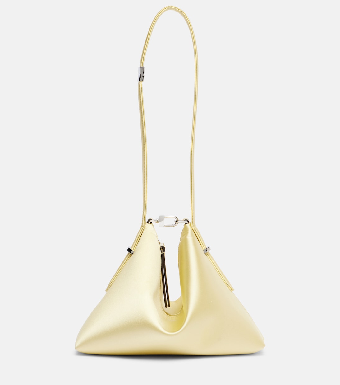 

Сумка через плечо из сатина Scoop Toteme, Pale Yellow