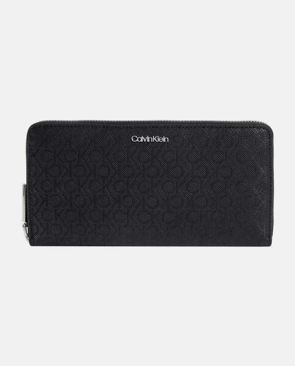 

Большая сумка с монограммой Calvin Klein, черный