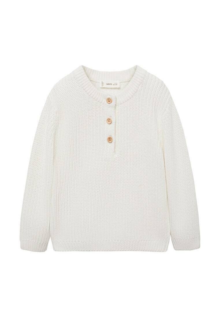 

Джемпер BIARRITZ Mango Kids, кремовый
