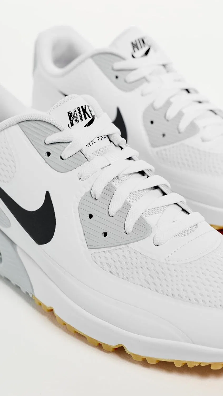 Кроссовки для гольфа Nike Air Max 90G (HV9305-001, черно-белые) — фото 4