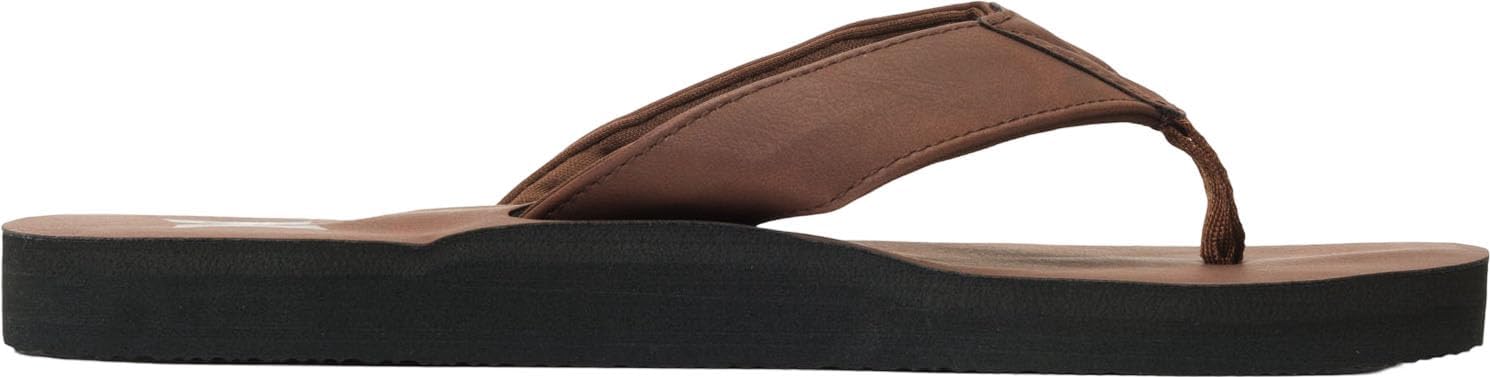 Мужские сандалии Hurley Icon из веганской кожи - средне-коричневый - 11 — фото 3