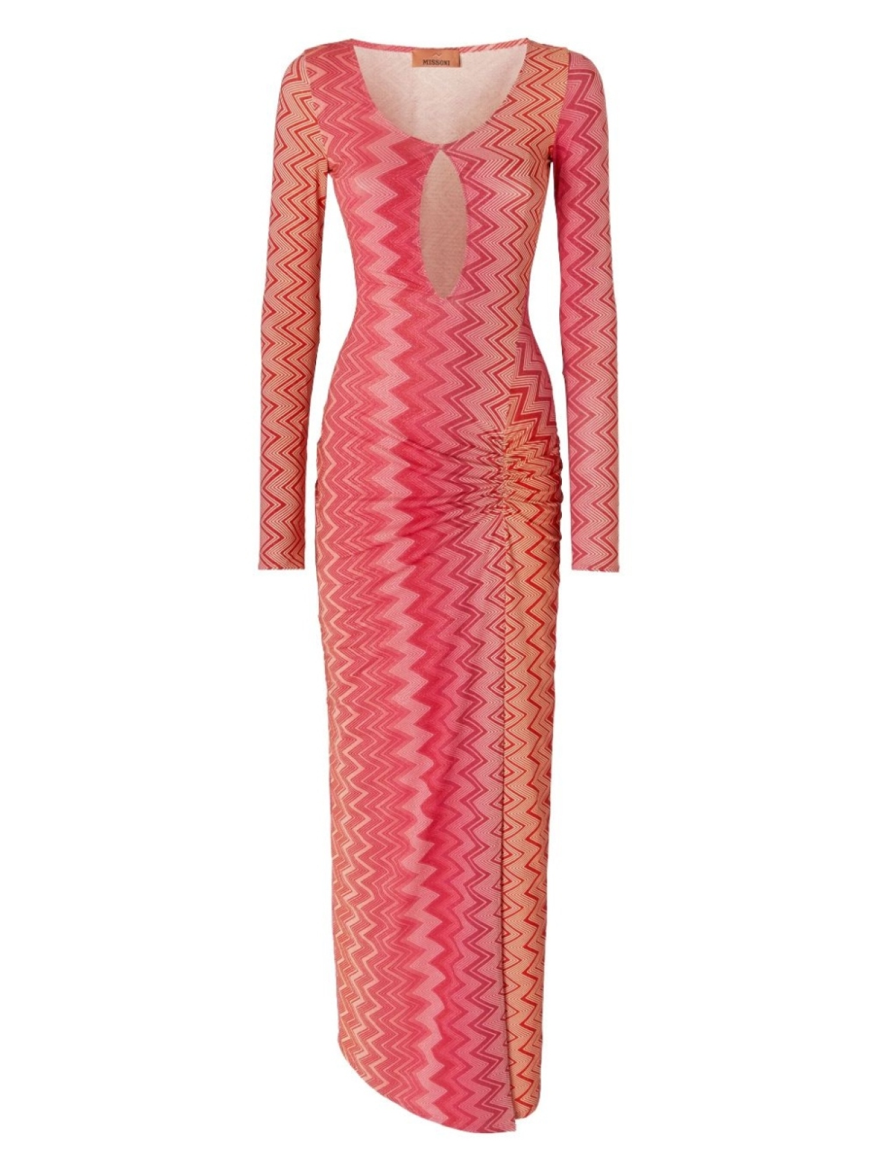 

Missoni пляжное платье с узором зигзаг, красный