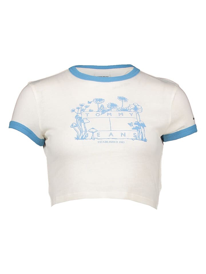 

Футболка Tommy Hilfiger, цвет creme/hellblau