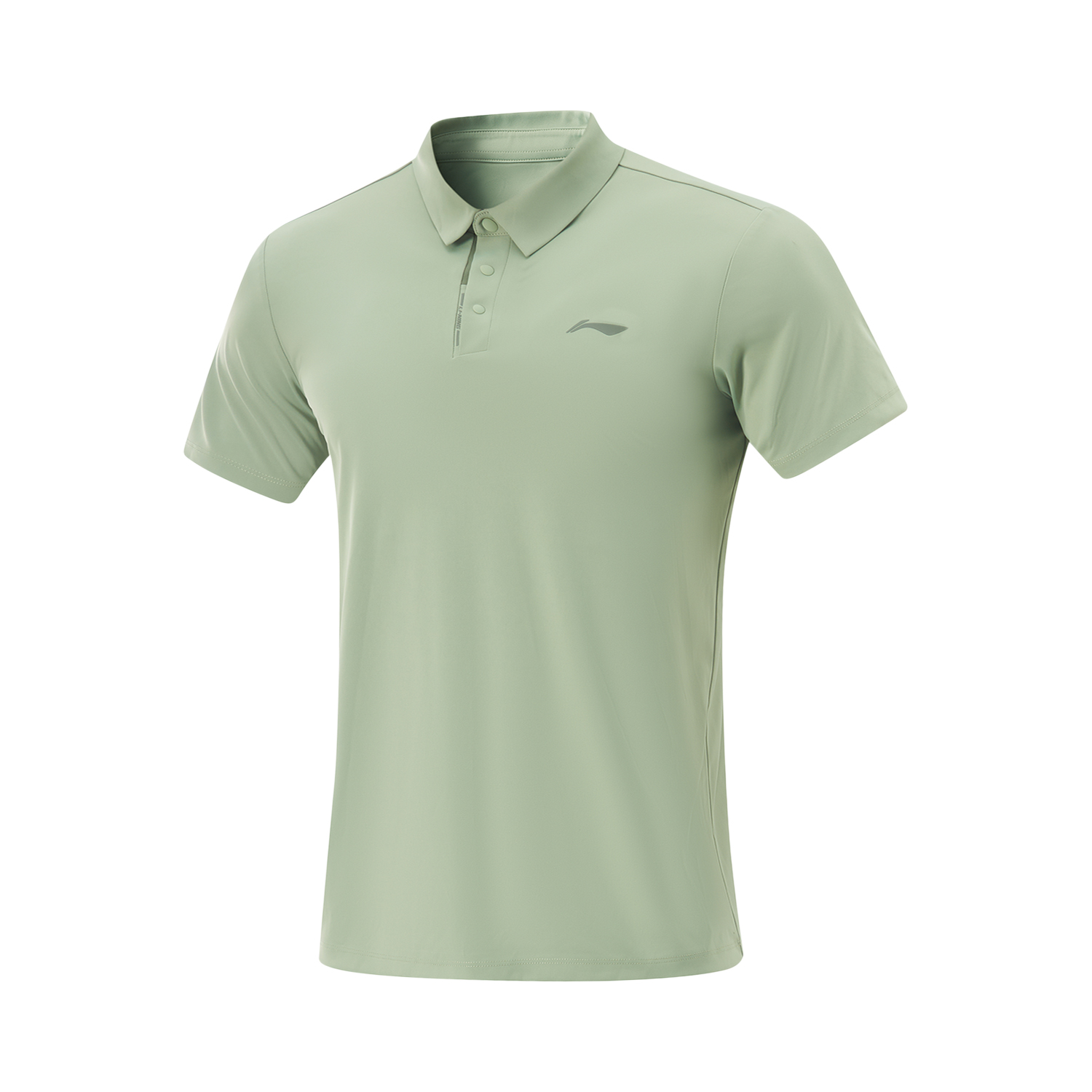 

LINING Фитнес серия поло мужская pea green, Зеленый, LINING Фитнес серия поло мужская pea green