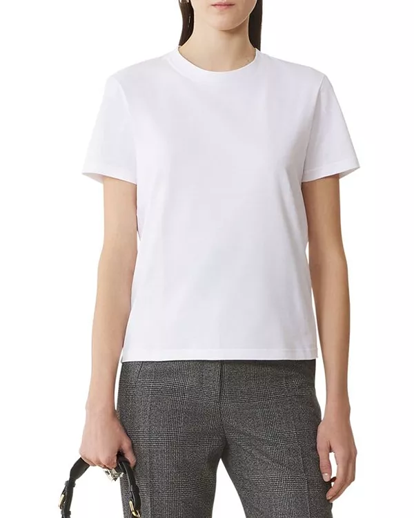 

Хлопковая футболка с ленточкой Lanvin, белый